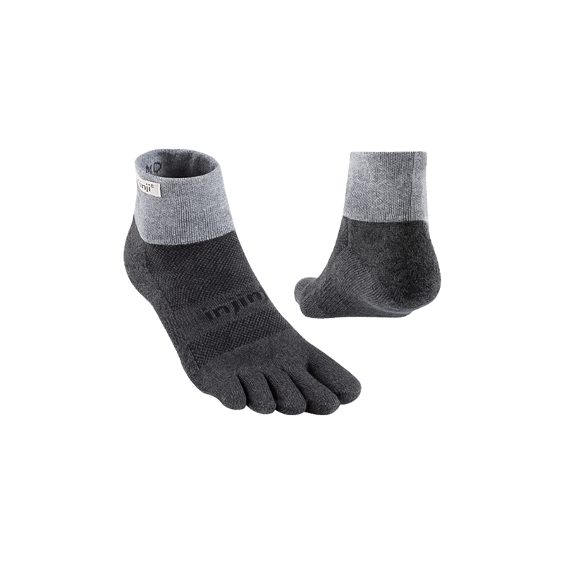 Running Toe Socks Injinji Trail Midweight Mini Crew Off