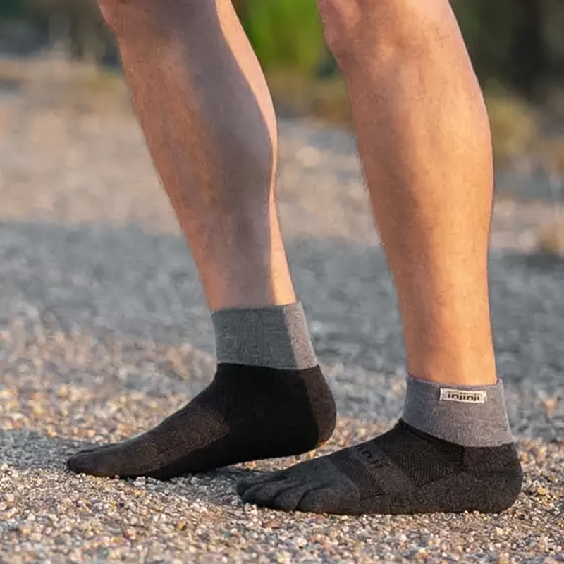 injinji trail midweight mini-crew socks weight ultralight backpacking Injinji - Trail Midweight Mini-Crew