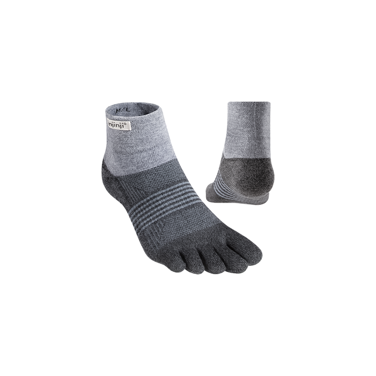 Injinji Women's Trail Midweight Mini‑Crew Socks