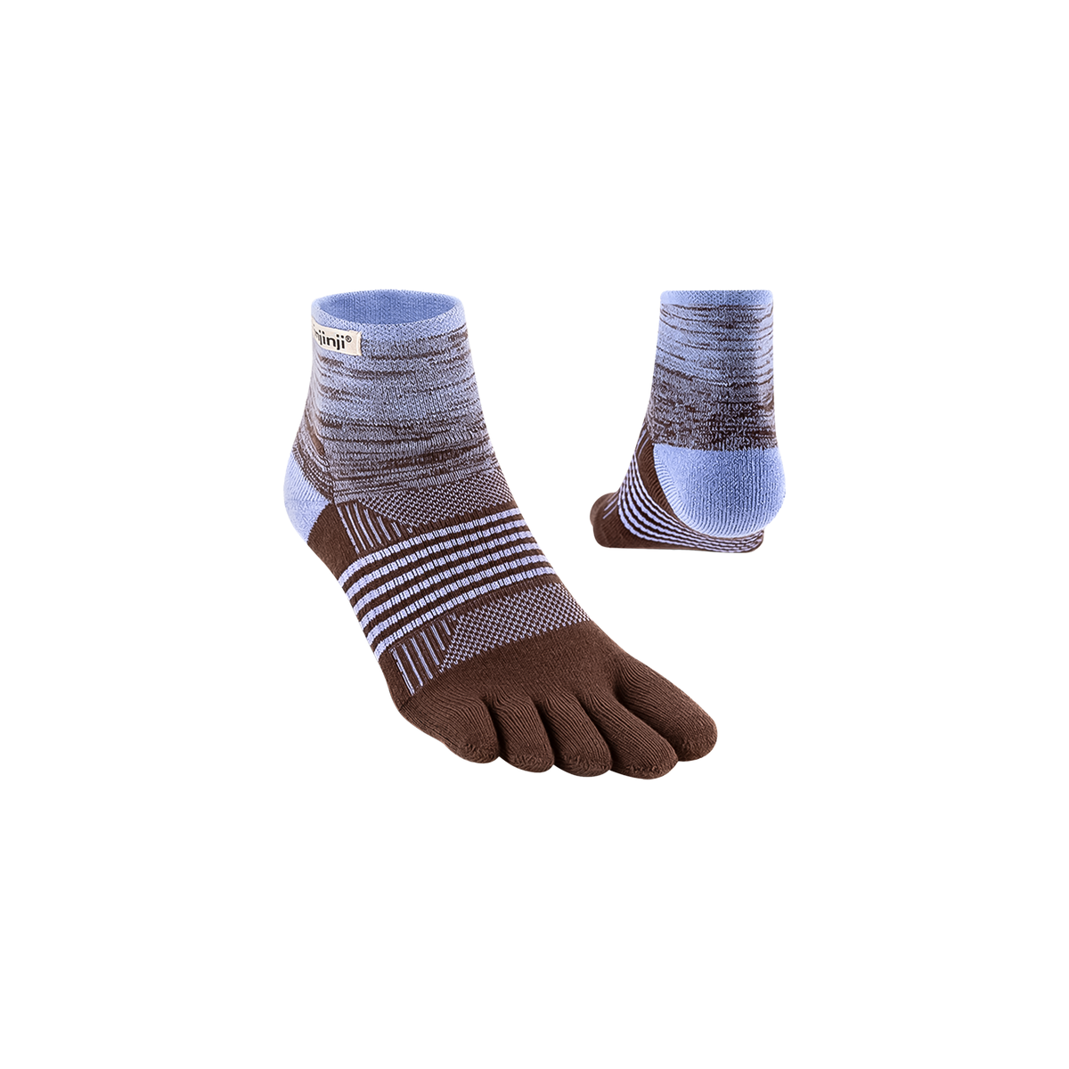 Injinji Women's Trail Midweight Mini‑Crew Socks