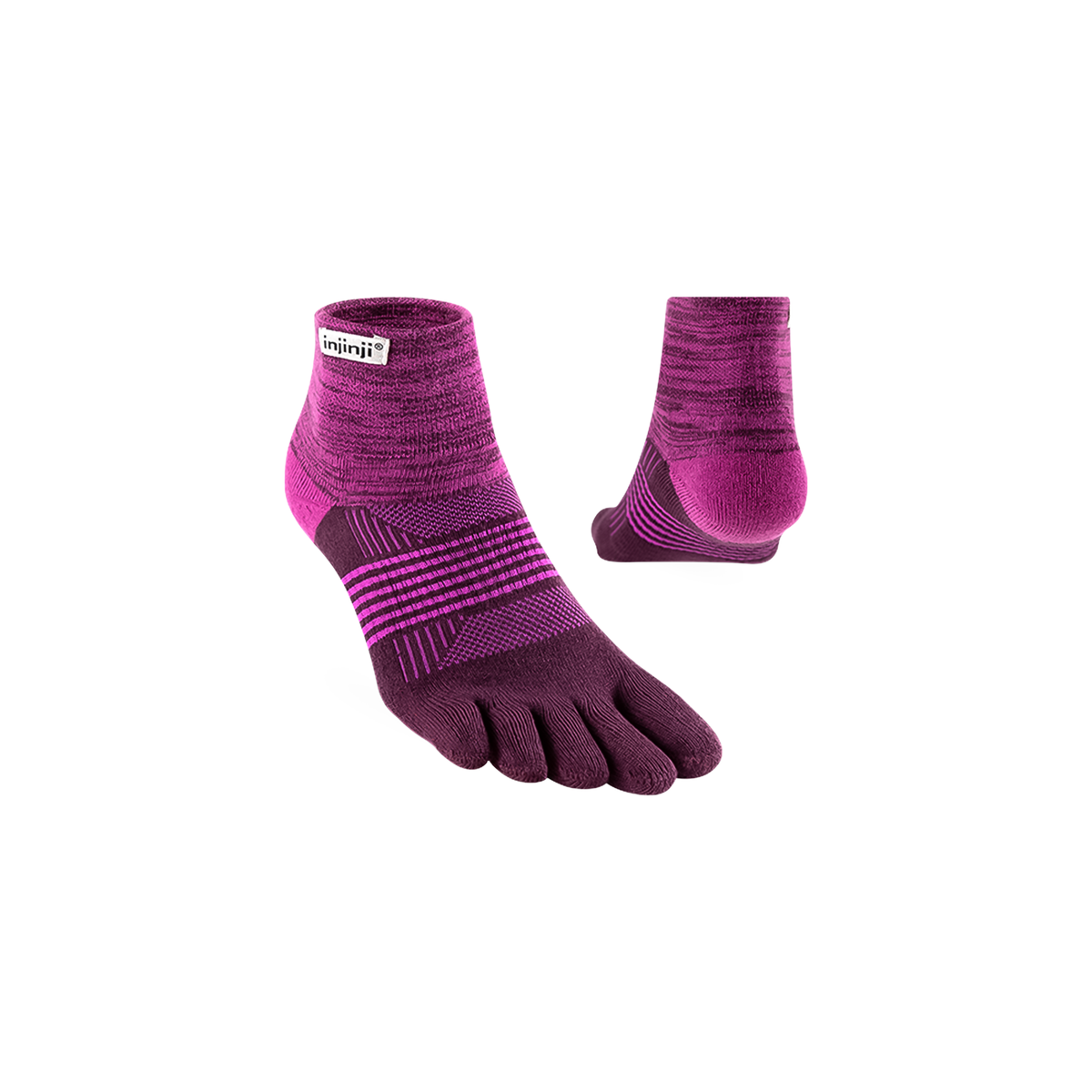 Injinji Women's Trail Midweight Mini‑Crew Socks