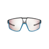Julbo Fury Sunglasses with Reactiv 0-3 High Contrast Lens - Matte Translucent Black/Blue