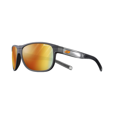 Julbo Renegade M Sunglasses with REACTIV 1-3 Light Amplifier Lens - Black/Shiny Translucent Grey