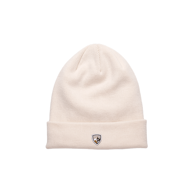 kuhl merino beanie with a logo on a white background