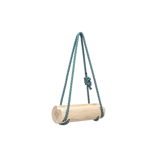 Wooden Lattice Mini Bar for climbers' grip training and warm-ups.