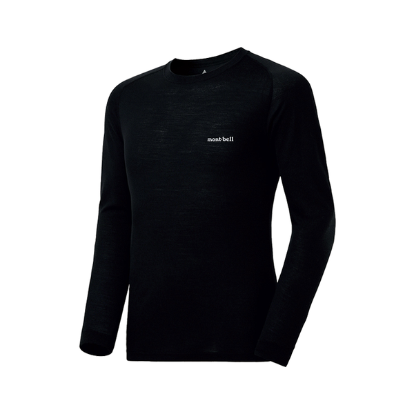 Montbell Super Merino Wool Lighweight Round Neck Shirt for Men