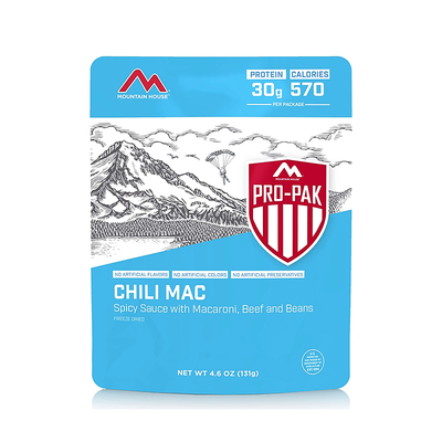 Mountain House Pro-Pak Meals - Chili Mac with Beef