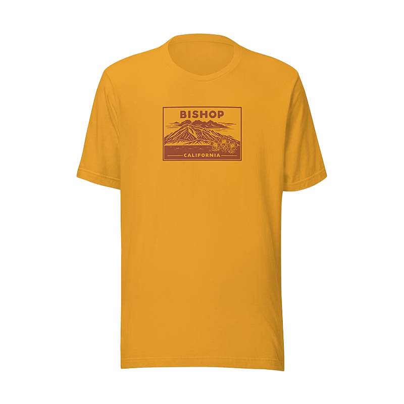 Mt. Tom Vintage T-Shirt - Mustard