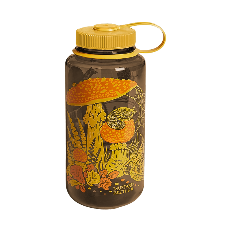 Mustard Beetle Nalgene 32oz Wide Mouth Water Bottle