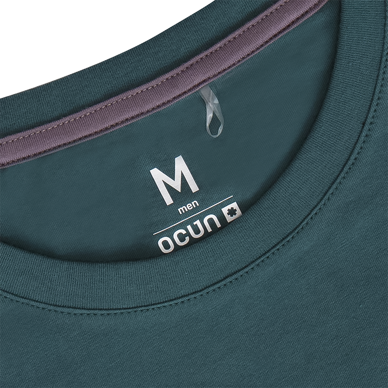 Ocun Men's Classic T Climbing T-Shirt - Petrol Mediterranea Van