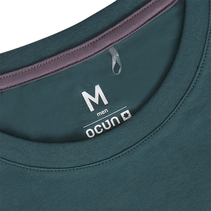 Ocun Men's Classic T Climbing T-Shirt - Petrol Mediterranea Van
