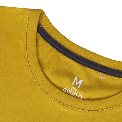 Ocun Men's Classic T Climbing T-Shirt - Yellow Antique Moss King