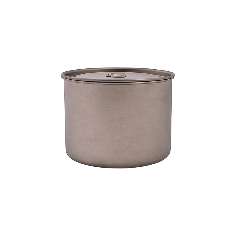 Olicamp Space Saver Titanium Pot with Lid (900 ml)