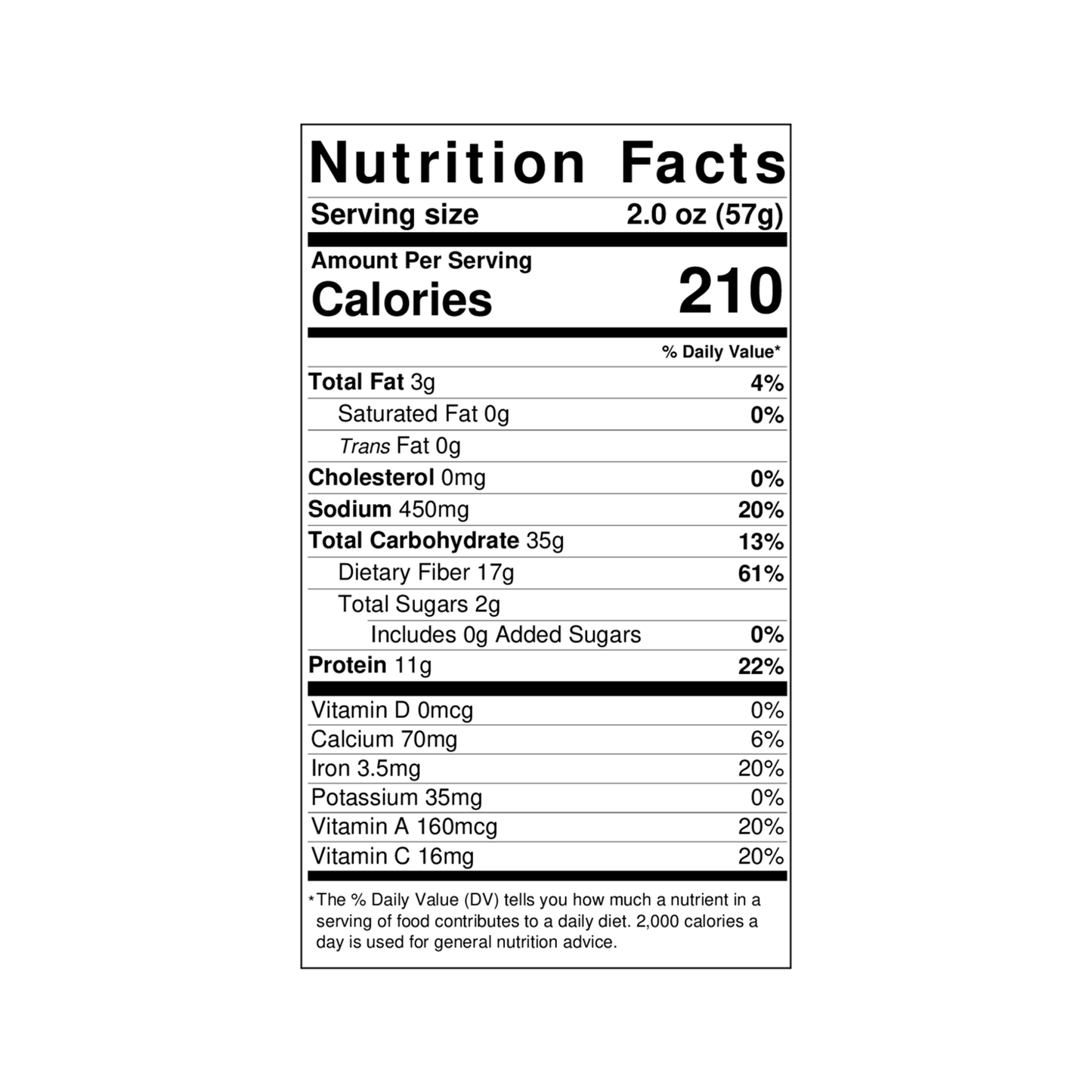 Outdoor Herbivore Baja Black Bean Flakes (Pouch)