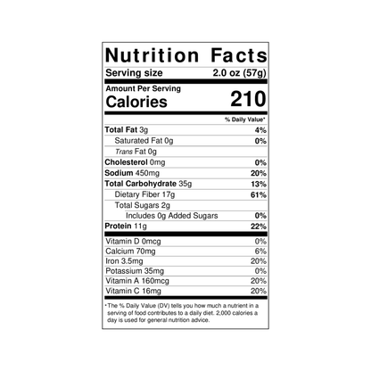 Outdoor Herbivore Baja Black Bean Flakes (Pouch)