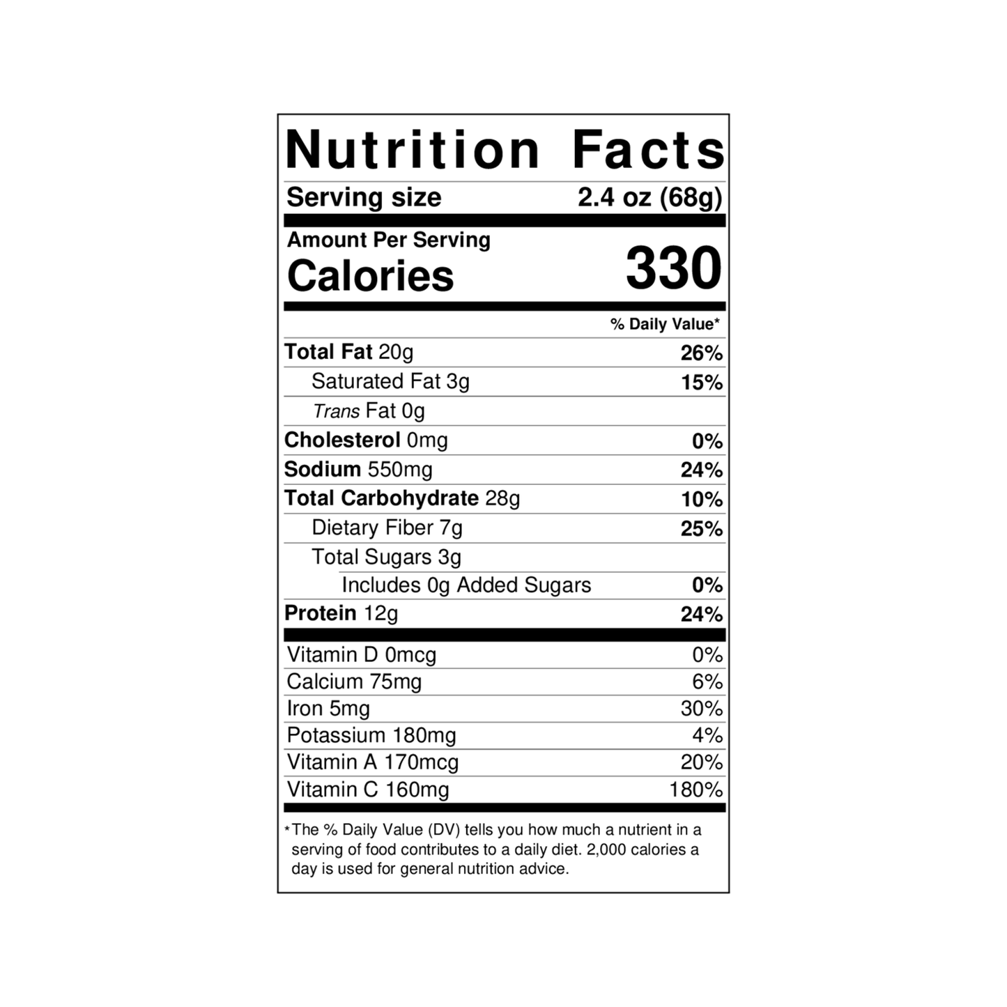 Outdoor Herbivore Instant Hummus