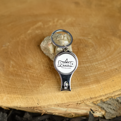 Rhino Skin Bottle Opener & Nail Clipper