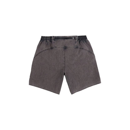 Lightweight trail jorts with a secret zipper pocket showcasing a relaxed fit and designed for all-day comfort and performance.