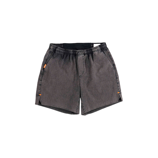 A pair of lightweight trail jorts designed for comfort and movement during outdoor activities.