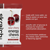 Scratch Labs Energy Chews Sport Fuel with Caffeine - Sour Cherry