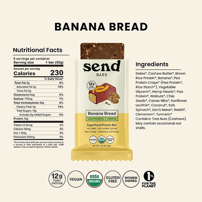 Send Organic Protein Bars
