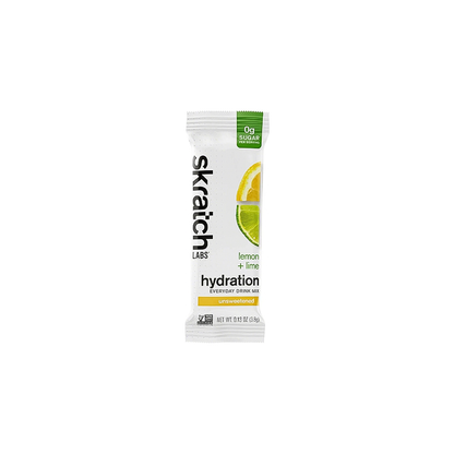 Skratch Labs lemon-lime hydration bar, sugar-free electrolytes for athletes.