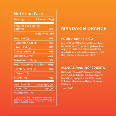Tailwind Endurance Fuel (50-Serving) - Mandarin