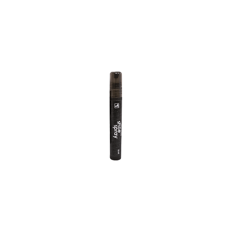 10ml travel spray Tension Climbing Shoe Spray can in black and white on a white backdrop.