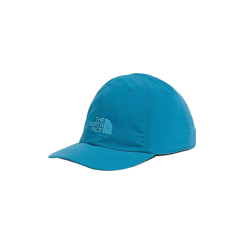 Blue North Face Horizon Hat made from recycled nylon for comfort and sun protection.
