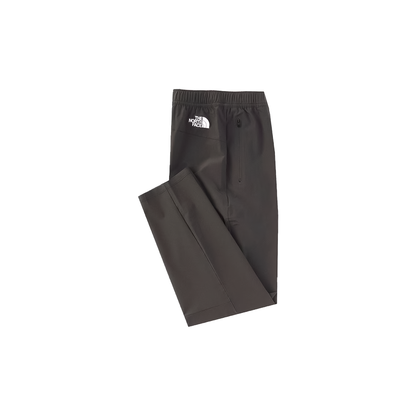 The North Face men's grey jogger pants featuring a slim fit, secure pockets, and moisture-wicking FLASHDRY™ technology.