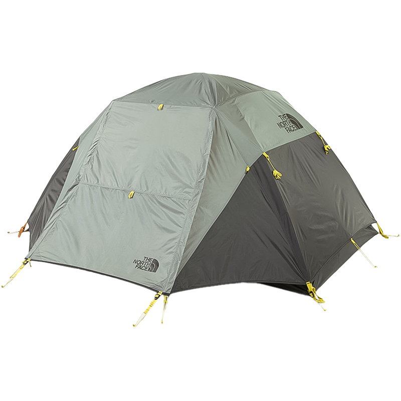 North Face Stormbreak 2 tent, designed for 2 people, great for backpacking or car camping, lightweight and easy to pack.