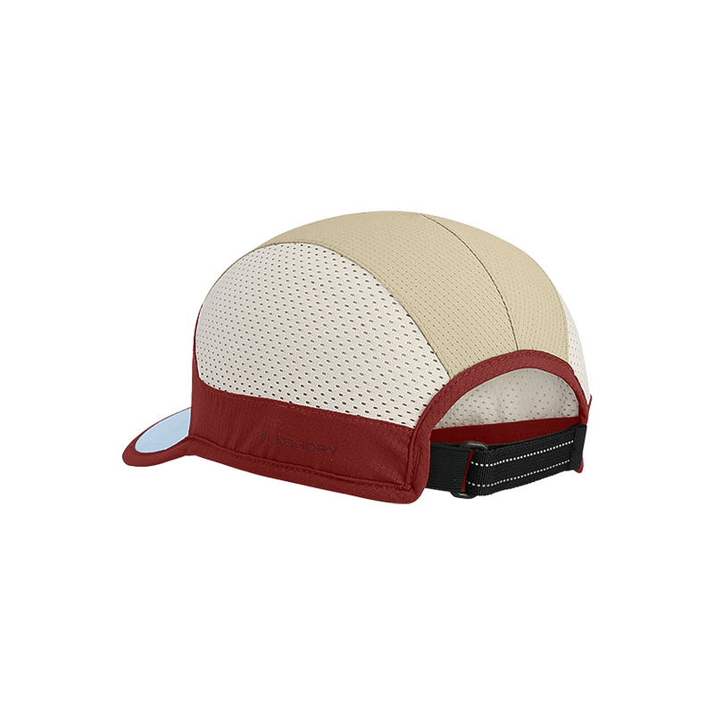 The North Face Summer Light Run Hat - Iron Red/Gravel/Barely Blue