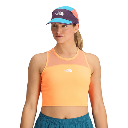 The North Face Summer Light Run Hat - Sapphire Slate/Black Currant Purple/Vivid Flame