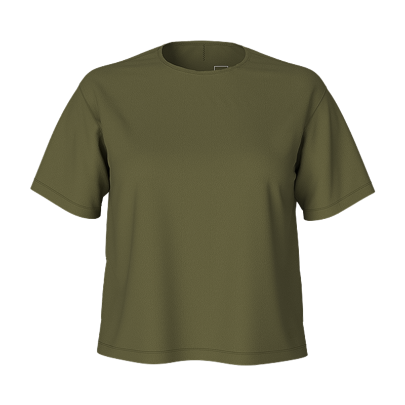 The North Face Women's Dune Sky Short Sleeve Top - Forest Olive