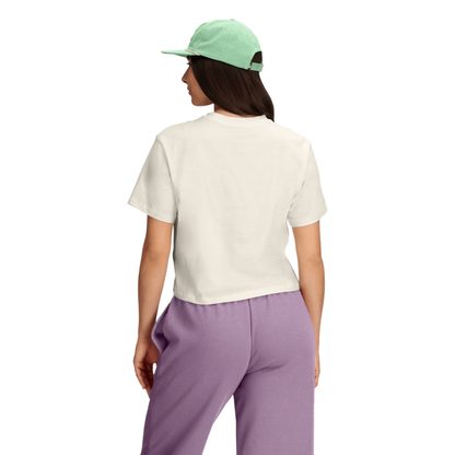 The North Face Women's Evolution Simple Dome Crop Relaxed Short-Sleeve Tee