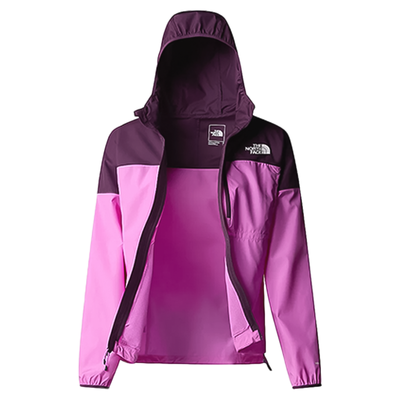 The North Face Women's Higher Run Wind Jacket in color Violet Crocus/Black Currant Purple