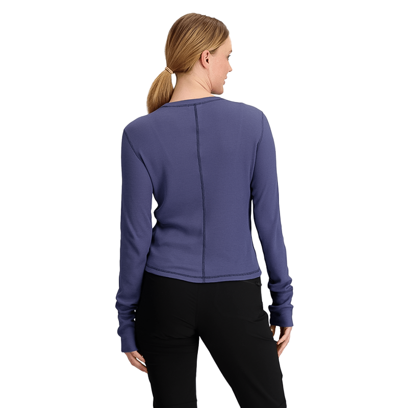 The North Face Women s Sunpeak Waffle Long Sleeve Top