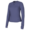 The North Face Women's Sunpeak Waffle Long Sleeve Top - Cave Blue