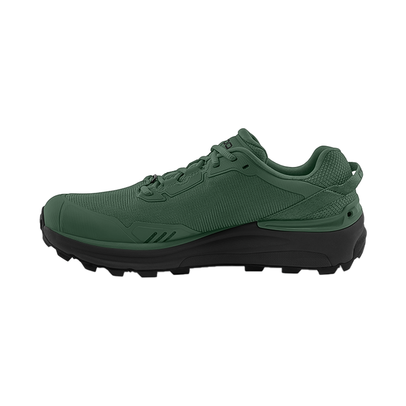 Topo Traverse Trail Shoes for Men in color Dark Green/Charcoal.