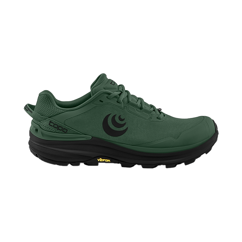 Topo Traverse Trail Shoes for Men in color Dark Green/Charcoal.