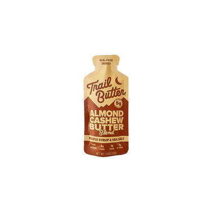 Trail Butter Almond Cashew Butter Blend - Maple Syrup & Sea Salt - 1.15oz (Lil' Squeeze)