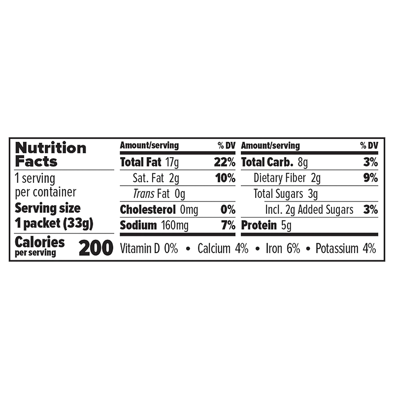 Trail Butter Almond Cashew Butter Blend - Maple Syrup & Sea Salt - 1.15oz (Lil' Squeeze)