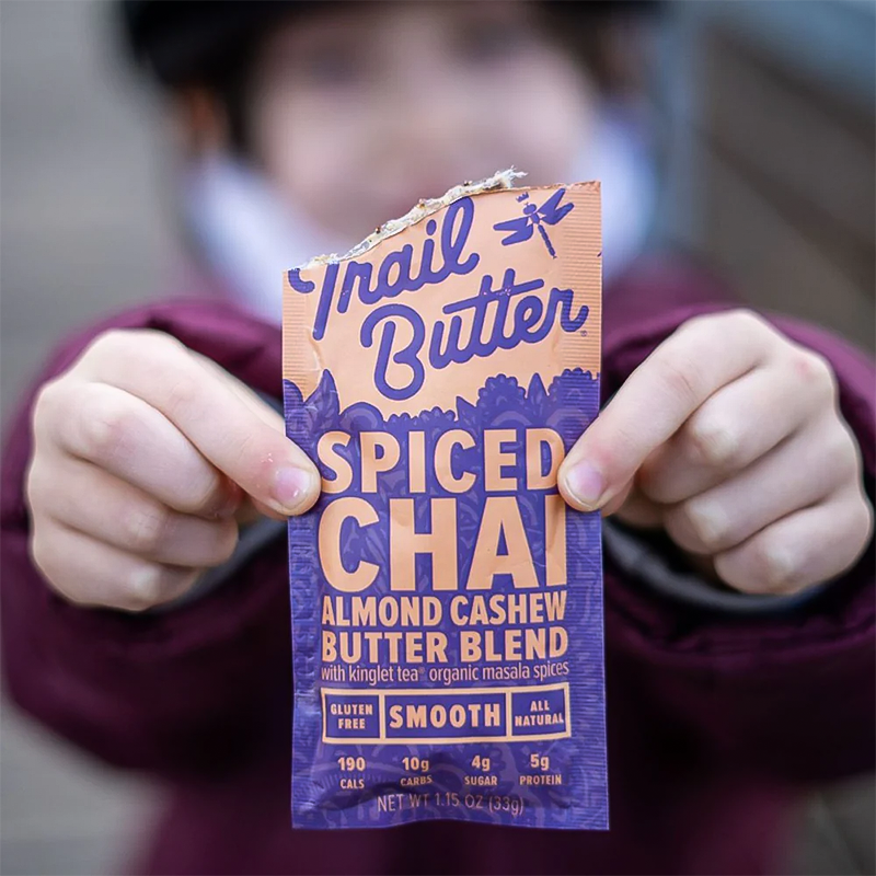 Trail Butter Almond Cashew Butter Blend - Spiced Chai - 1.15oz (Lil' Squeeze)