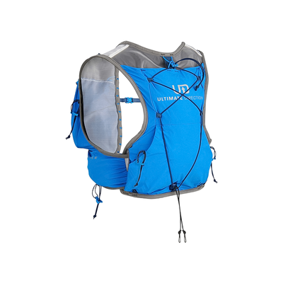 Image Description: An image of the Ultimate Direction Race Vest 6.0 showcasing its sleek design, ergonomic fit, and various storage compartments for hydration bottles and other essentials.