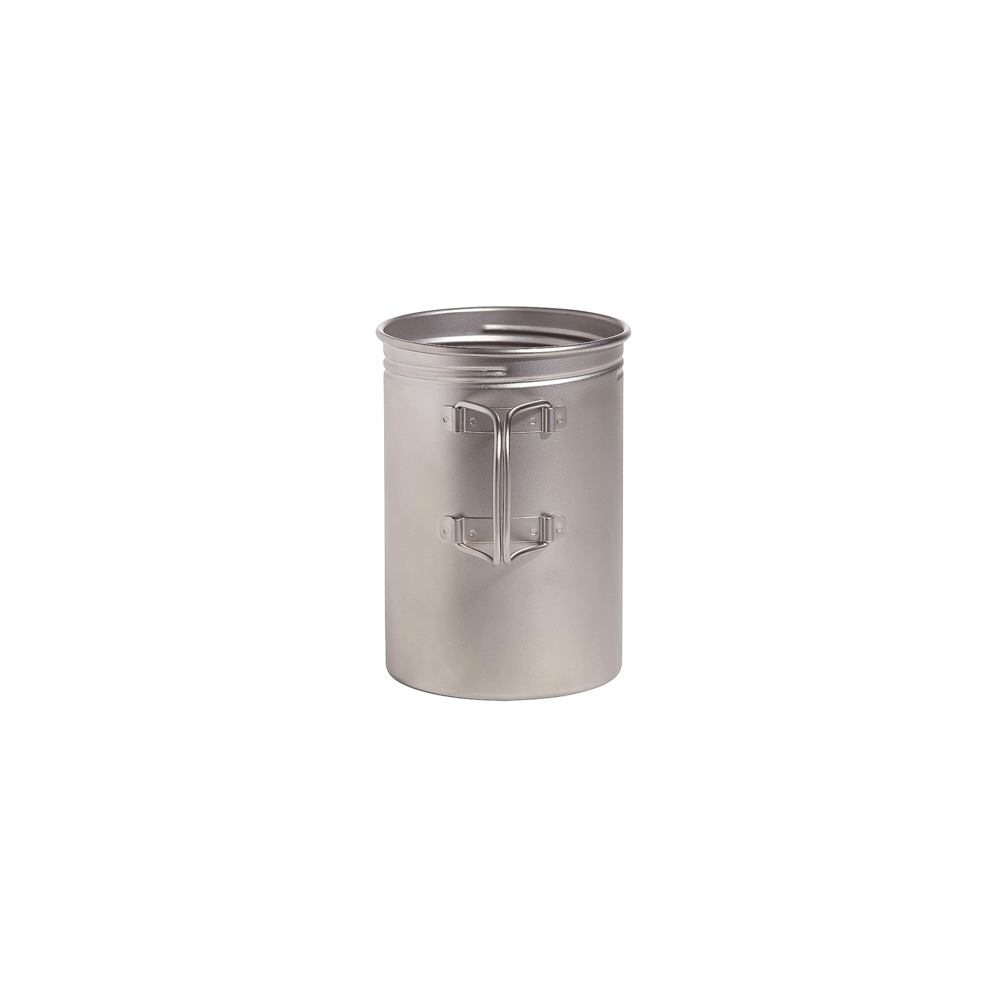 Vargo Titanium BOT HD, a versatile ultralight canister with a handle, ideal for cooking and carrying, against a white backdrop.