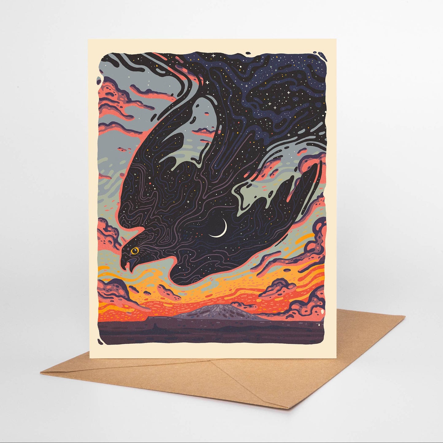 Nightfall Blank Greeting Card