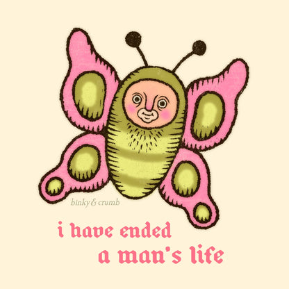 Binky and Crumb Butterfly Sticker
