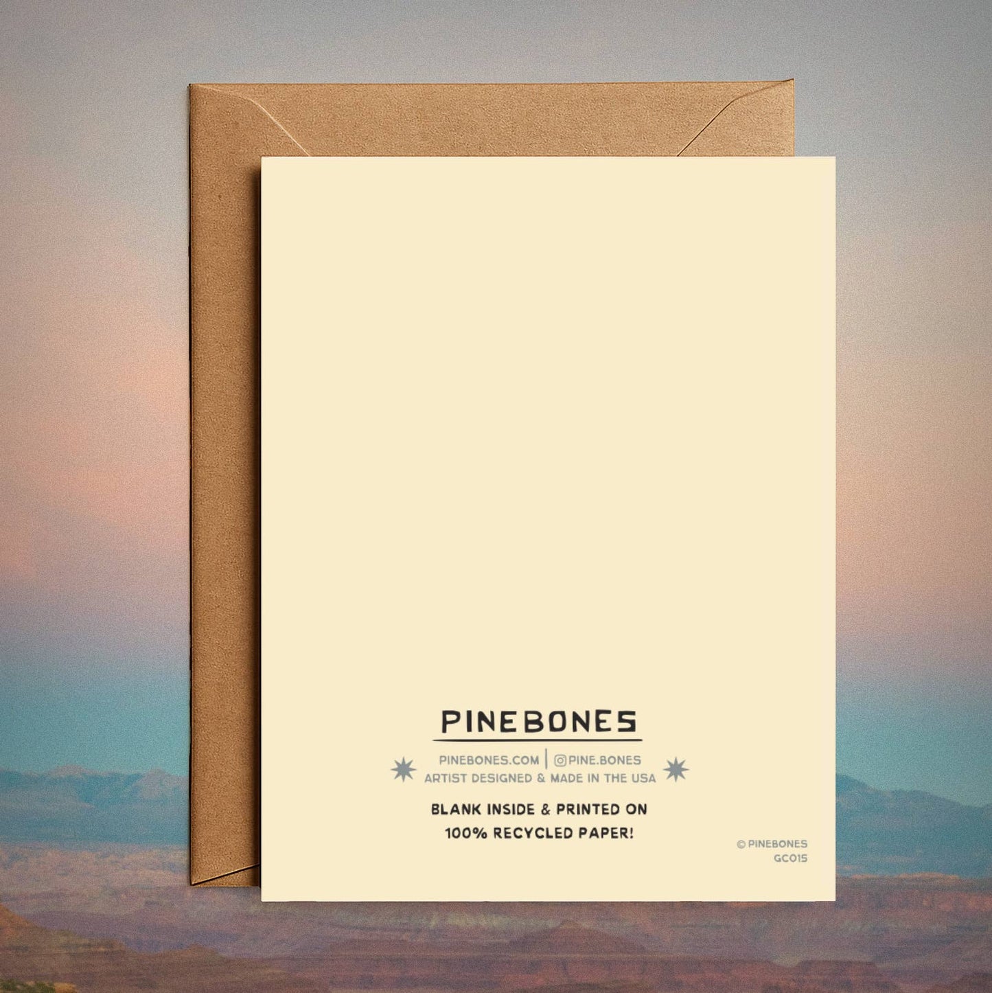 Nightfall Blank Greeting Card