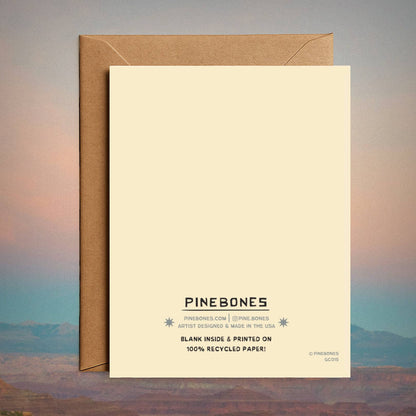 Nightfall Blank Greeting Card