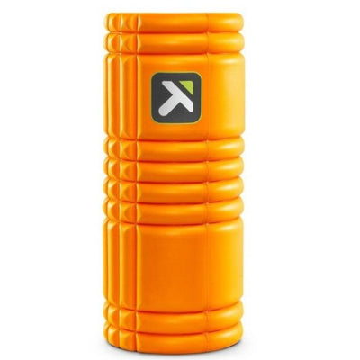 Grid foam roller in orange